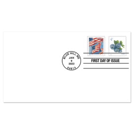 First Day Cover Blueberries