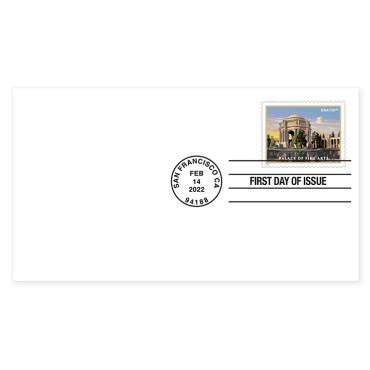 First Day Cover de Palace of Fine Arts