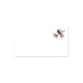 Northern Cardinal Forever #6 3/4 Regular Stamped Envelopes (PSA)