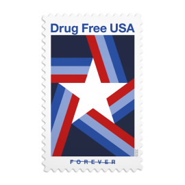Estampillas Drug Free USA