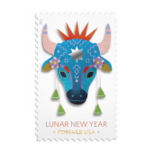 Año Nuevo Lunar: Imagen de las Estampillas Year of the Ox