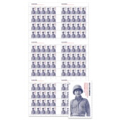 Imagen de Matasellos de Color Digital de Go for Broke: Imagen de Plancha Prensada Troquelada de Japanese American Soldiers of WWII