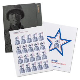 Imagen de Matasellos de Color Digital de Go for Broke: Juego coleccionable de edición limitada de Japanese American Soldiers of WWII