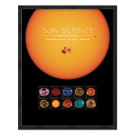 Estampillas Enmarcadas Sun Science