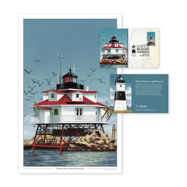 Impresión de Mid-Atlantic Lighthouses (Thomas Point Shoal, Maryland)