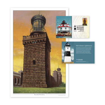 Impresión de Mid-Atlantic Lighthouses (Navesink, New Jersey)