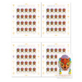 Año Nuevo Lunar: Year of the Tiger Press Sheet with Die-Cuts image