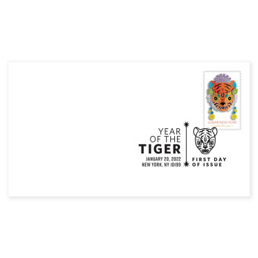 Año Nuevo Lunar: First Day Cover de Year of the Tiger
