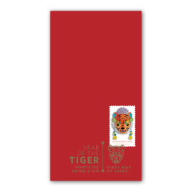 Año Nuevo Lunar: Sobre Rojo de Year of the Tiger