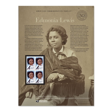 Hoja de Estampillas Conmemorativas Estadounidenses Edmonia Lewis