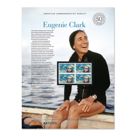 Hoja de Estampillas Conmemorativas Estadounidenses Eugenie Clark