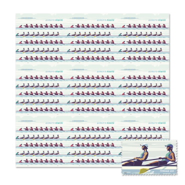 Plancha Prensada no Troquelada de Women's Rowing