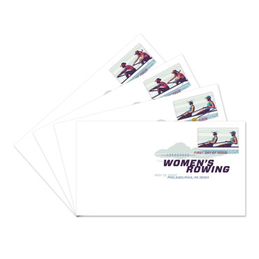 Matasellos de Color Digital de Women's Rowing