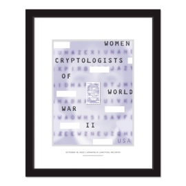 Estampilla Enmarcada Women Cryptologists of World War II