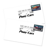 Imagen de First Day Cover de Pony Cars