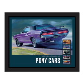 Imagen de las Estampillas Enmarcadas Pony Cars - Dodge Challenger