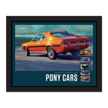 Estampillas Enmarcadas Pony Cars - AMC Javelin