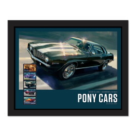 Estampillas Enmarcadas Pony Cars - Chevrolet Camaro