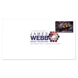 Matasellos de Color Digital de James Webb Space Telescope