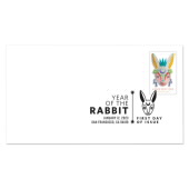 Año Nuevo Lunar: Imagen de First Day Cover de Year of the Rabbit