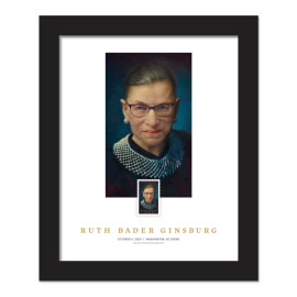 Estampilla Enmarcada Ruth Bader Ginsburg