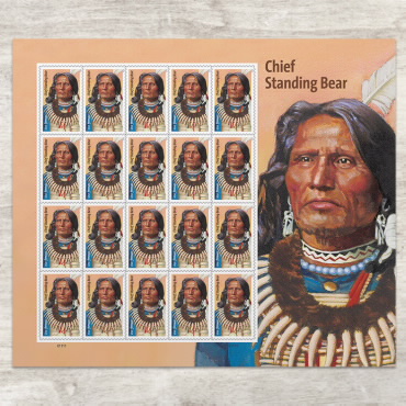 Estampillas Chief Standing Bear