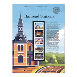 American Commemorative Panel® de Railroad Stations
