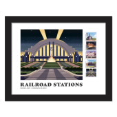 Imagen de Estampillas Enmarcadas Railroad Stations - Cincinnati, OH