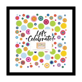 Let's Celebrate! Imagen de la Estampilla Enmarcada con Ilustración