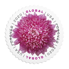 Global: Estampillas Chrysanthemum
