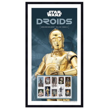 Estampillas Enmarcadas de C-3PO de Star Wars™ Droids