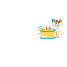 Matasellos de Color Digital Happy Birthday