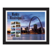 Imagen de Estampillas Enmarcadas Mighty Mississippi - Missouri