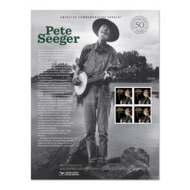 Hojas de Estampillas Conmemorativas Estadounidenses Pete Seeger