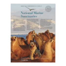 National Marine Sanctuaries American Commemorative Panel
