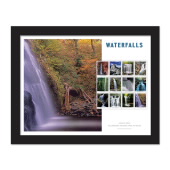 Waterfalls Framed Stamp (Upper Falls, North Carolina) image