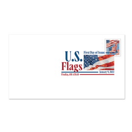 Matasello de Color Digital U.S. Flags de 2022 (Libro de 20)