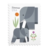 Imagen de Estampillas Elephants