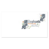 Imagen de Matasellos de Color Digital Elephants