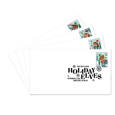 First Day Cover de Holiday Elves