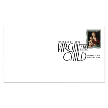 First Day Cover de Virgin and Child