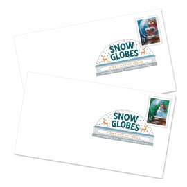 Matasellos de Color Digital de Snow Globes