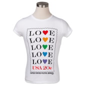 Imagen de la Camiseta Love Stamp para Mujer