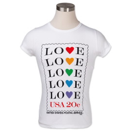 Camiseta Love Stamp para Mujer