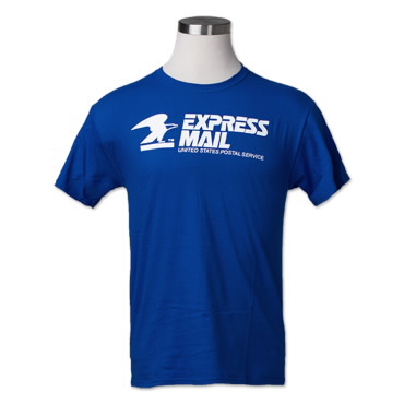 Camiseta Azul de Express Mail