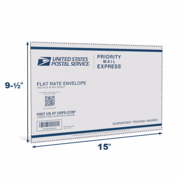 Sobre Tamaño Legal Priority Mail Express® Flat Rate