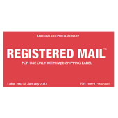 Imagen de Etiqueta de Registered Mail®