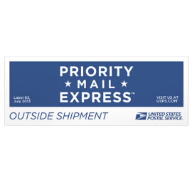 Etiqueta Externa con Adhesivo Sensible a la Presión de Priority Mail Express®