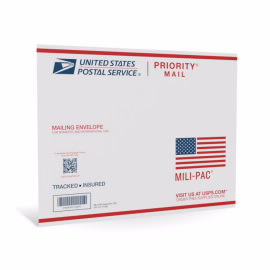 Sobre MILI-PAC para Priority Mail - MILIPAC