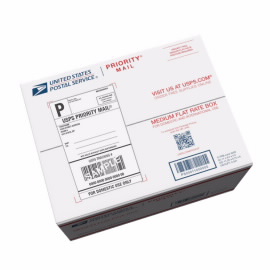 Caja Prepaga para Priority Mail® Flat Rate Forever Mediana – 1 – PPFRB1